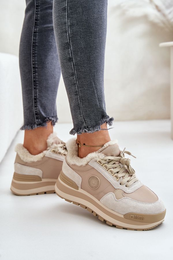 BIG STAR SHOES BIG STAR SHOES Womens Insulated Platform Sneakers Big Star