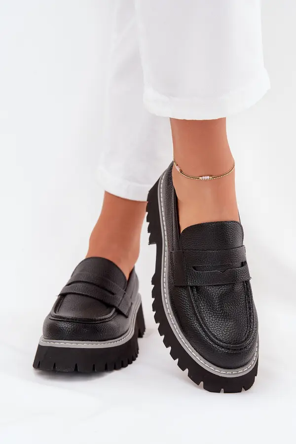 BIG STAR SHOES BIG STAR SHOES Women's Platform And Flat Heeled Moccasins Big Star