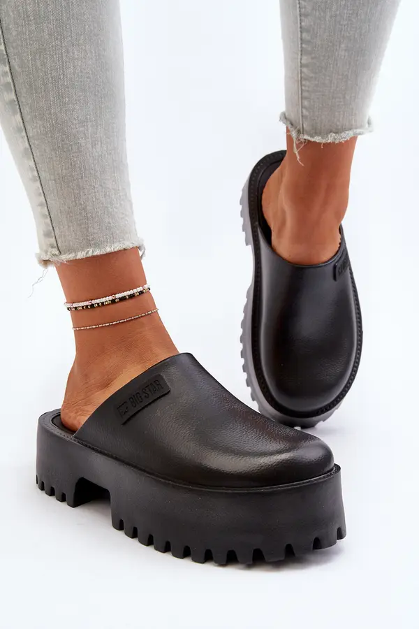 BIG STAR SHOES BIG STAR SHOES Women's Slides with Chunky Sole Big Star