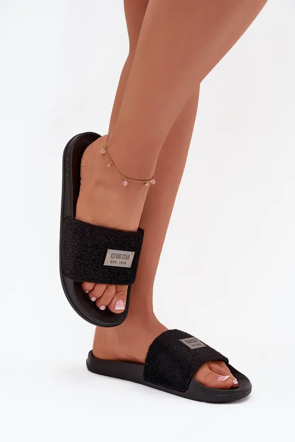 BIG STAR SHOES BIG STAR SHOES Women's Slippers On Foam Sole With Fur Big Star