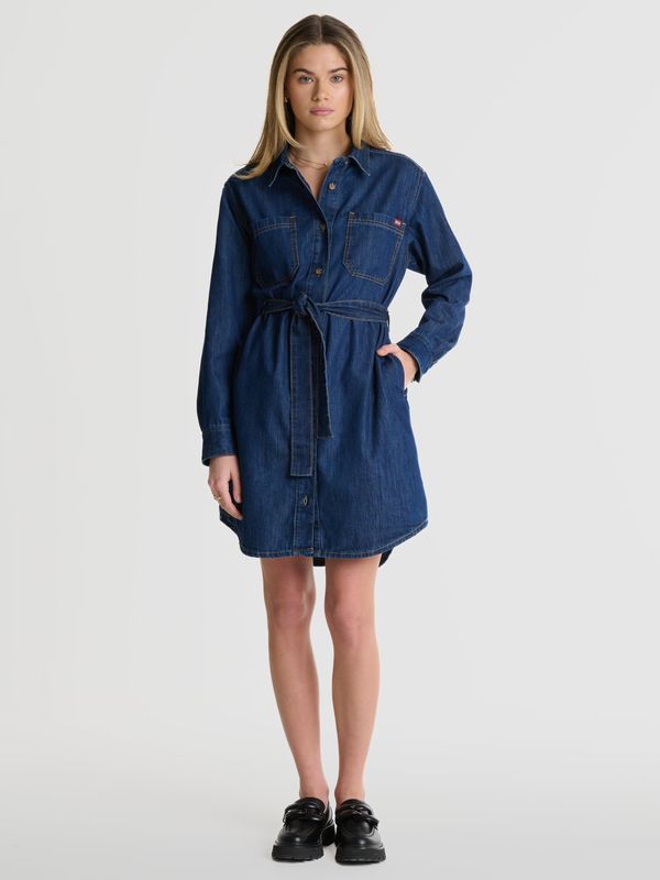 Big Star Big Star Woman's Dress 141985 Dark Denim-550