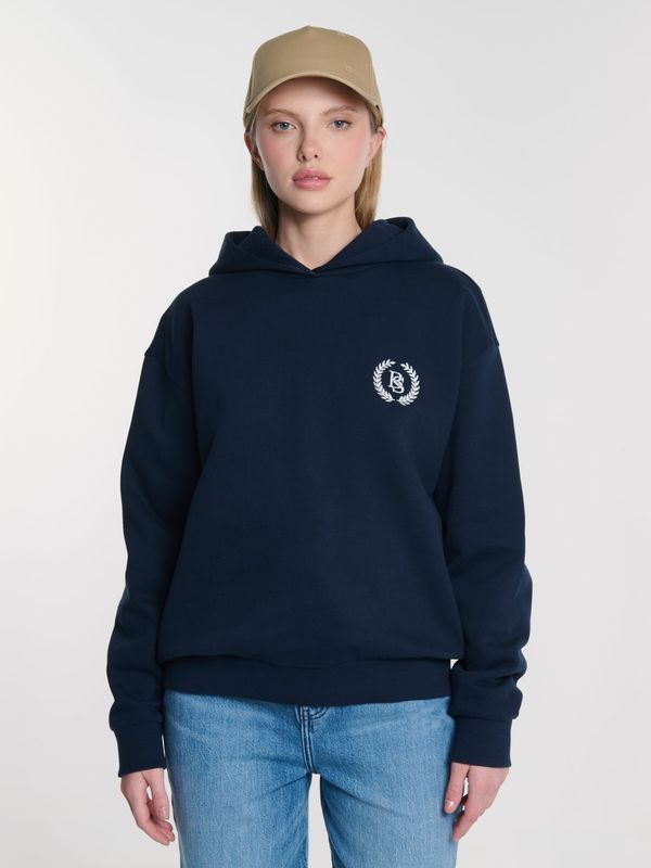 Big Star Big Star Woman's Hoodie 172055 Navy Blue 403