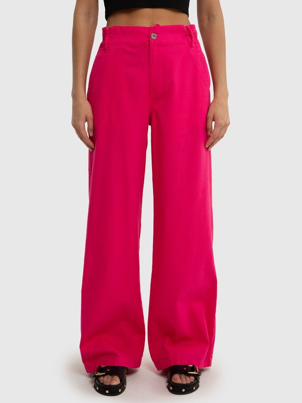 Big Star Big Star Woman's Wide Trousers Non Denim 350014  602