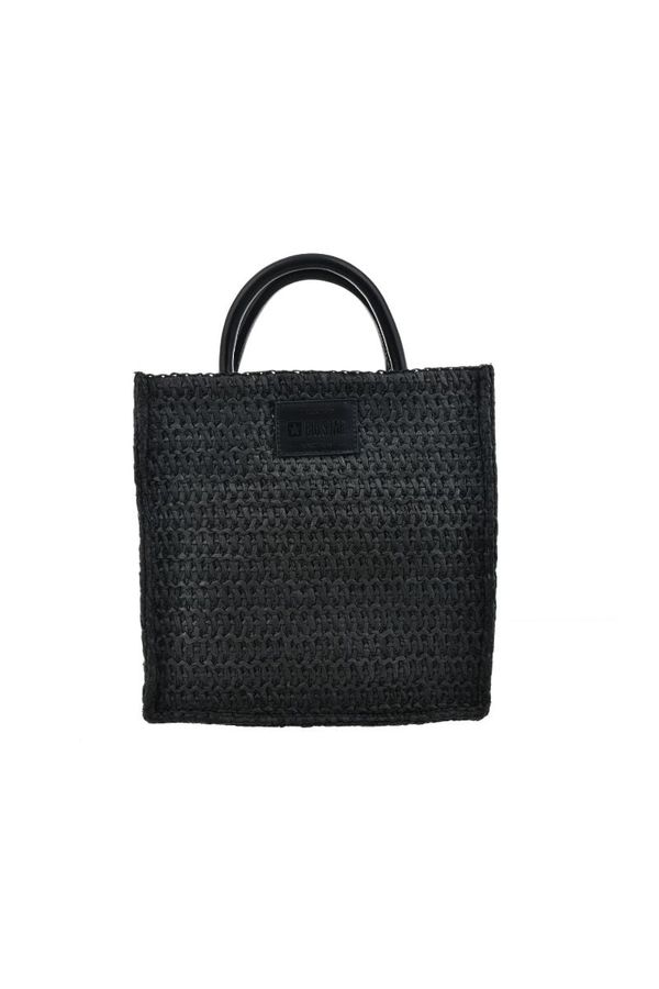 BIG STAR SHOES Big Star Woven Handbag Black