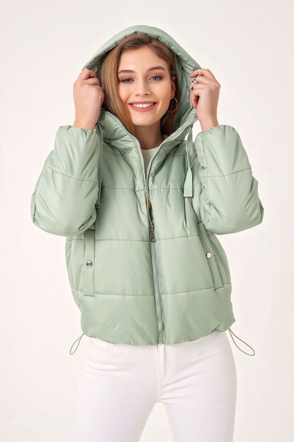 Bigdart Bigdart 5117 Hooded Puffer Jacket - Mint