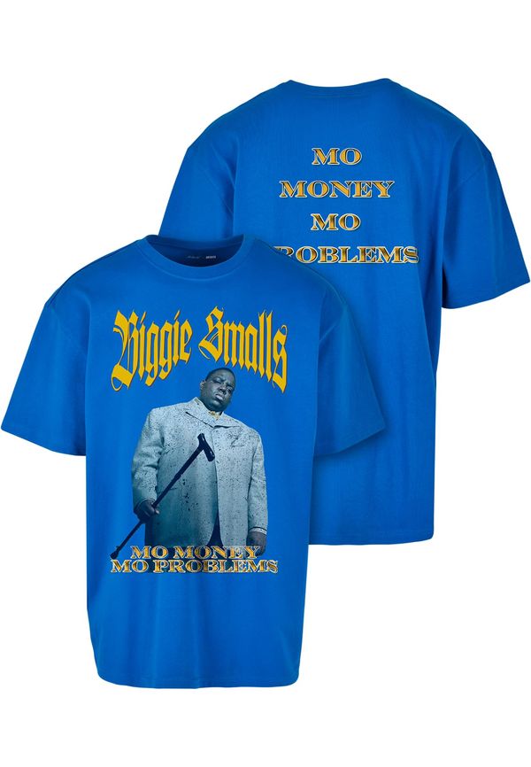 Mister Tee Biggie More Money More Problems Oversize Cobalt Blue Tee