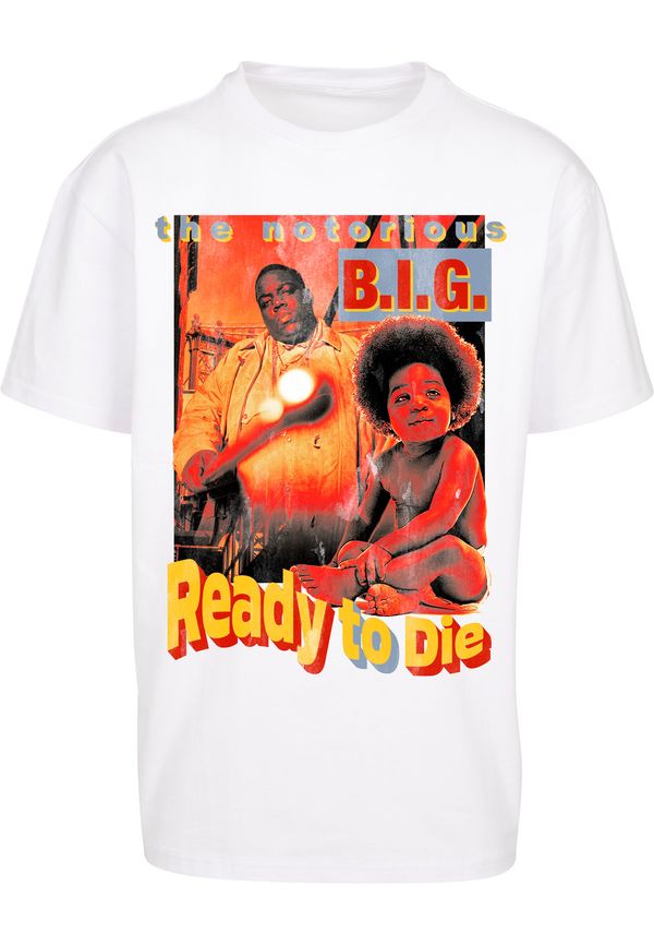 MT Upscale Biggie Ready To Die Oversize T-Shirt White