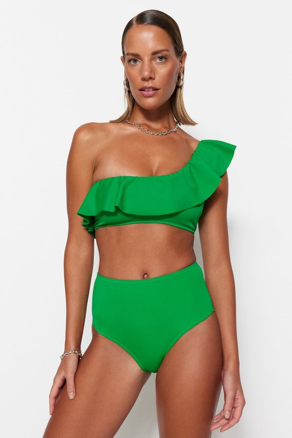 Trendyol Bikini spodnji del Trendyol High Waist