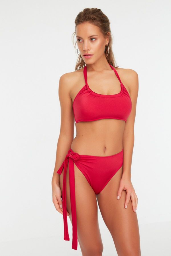 Trendyol Bikini spodnji del Trendyol High waist