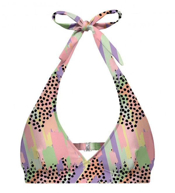 Mr. GUGU & Miss GO Bikini zgornji del Mr. GUGU & Miss GO PASTEL DOTS HALTER NECK