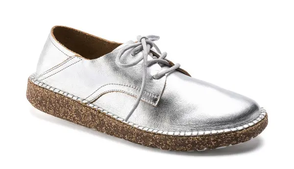Birkenstock Birkenstock Gary srebrni ozki čevlji