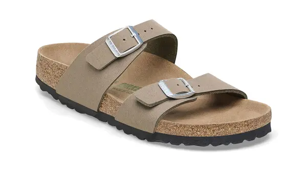 Birkenstock Birkenstock Sydney veganski sintetični sandali svetlo rjave barve