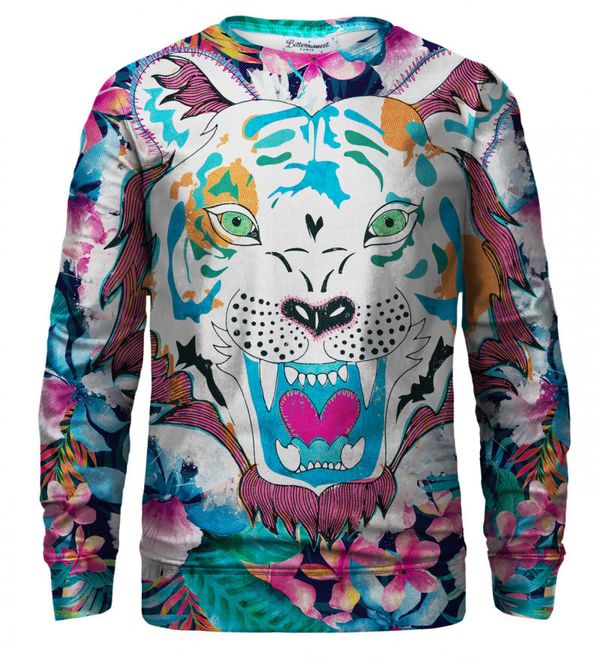 Bittersweet Paris Bittersweet Paris Unisex's Flower Tiger Sweater S-Pc Bsp065