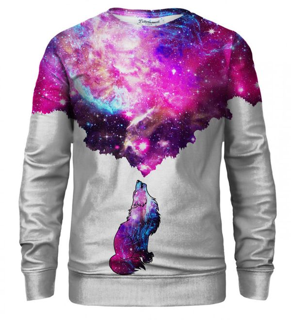 Bittersweet Paris Bittersweet Paris Unisex's Galactic Wolf Sweater S-Pc Bsp026