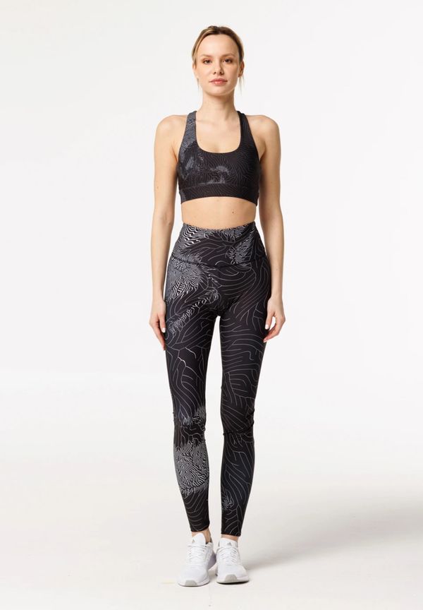 Bittersweet Paris Bittersweet Paris Woman's BW Texture High Waist Leggings CPW-HL-PR BSP1454