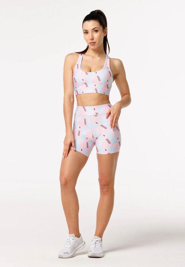 Bittersweet Paris Bittersweet Paris Woman's Geometric Impression Classic Shorts CPW-CS-PR BSP1449