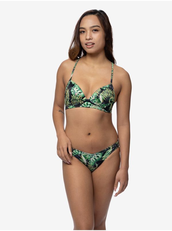 Dorina Black and Green Womens Patterned Swimwear Bottoms DORINA Kano - Women