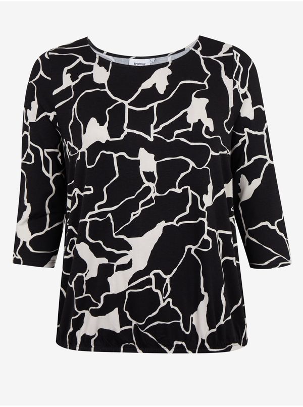 Fransa Black and white patterned blouse Fransa - Ladies