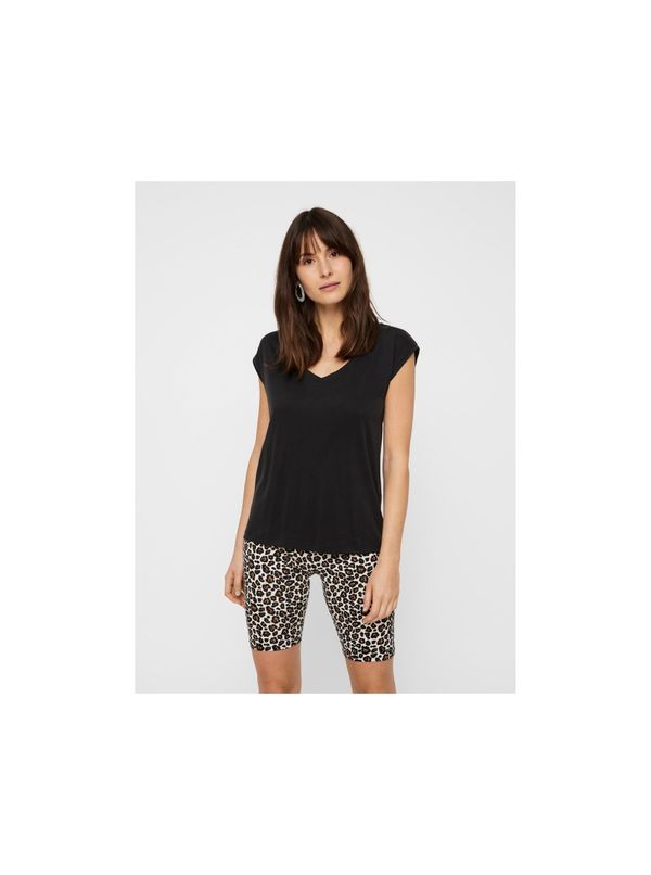 Pieces Black Basic T-Shirt Pieces Kamala - Women