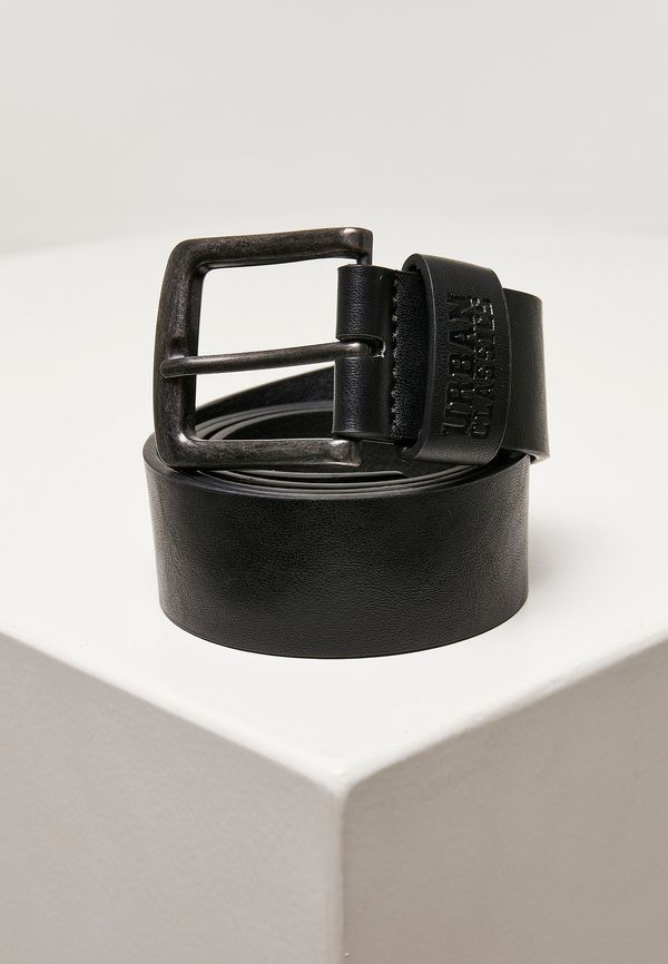 Urban Classics Accessoires Black belt made of recycled imitation leather