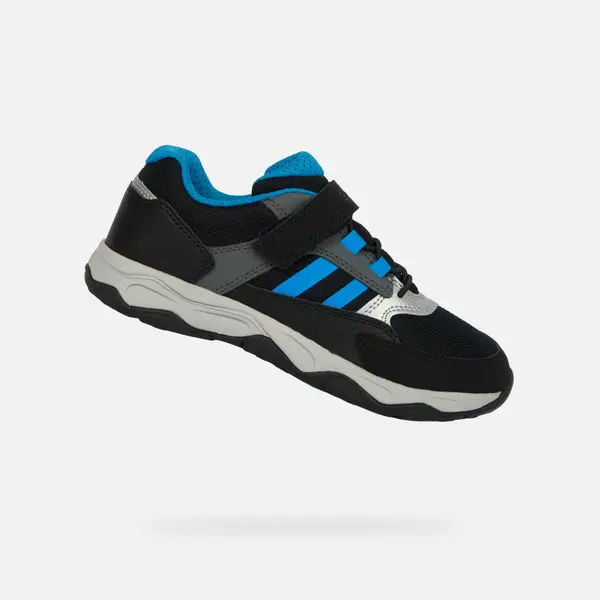 GEOX Black Boys' Geox Calco Sneakers - Boys