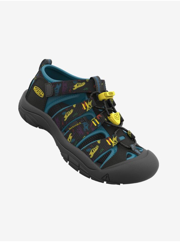 Keen Black Boys Patterned Sandals Keen - Boys