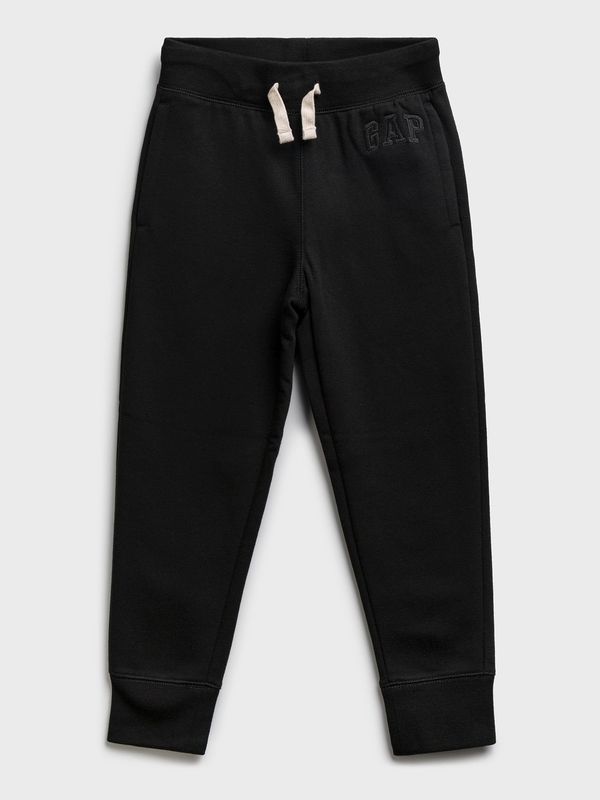 GAP Black Boys' Sweatpants GAP Logo Tonal Joggers