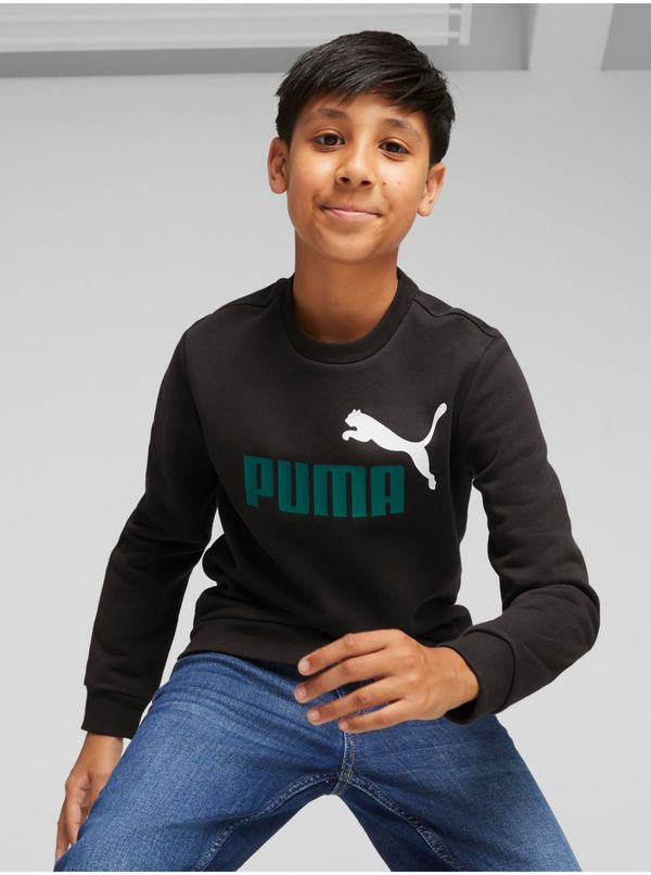 Puma Black Boys Sweatshirt Puma ESS+ 2 Col - Boys
