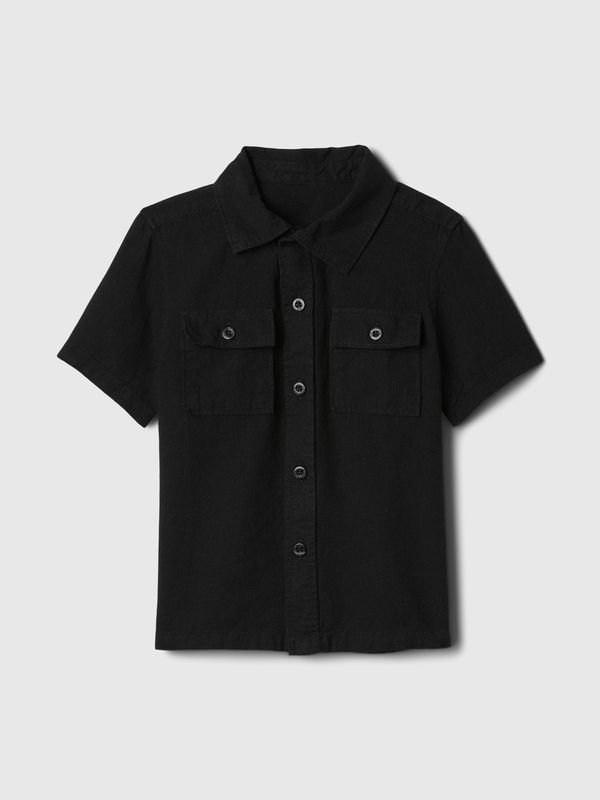 GAP Black Boys' Utility Shirt GAP