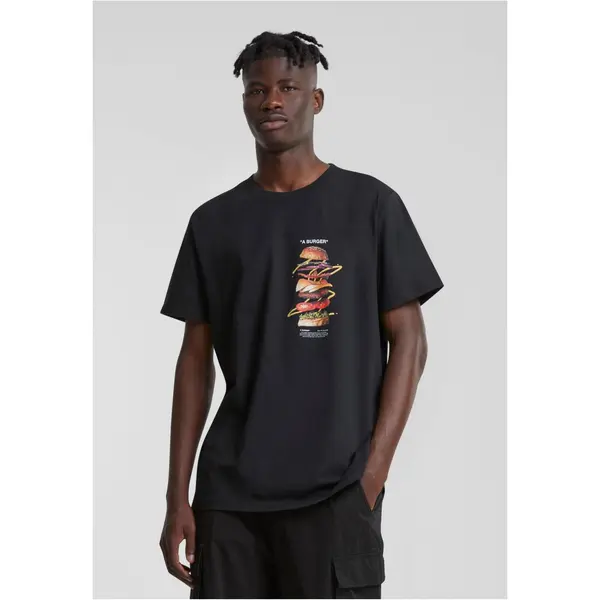 Mister Tee Black burger t-shirt