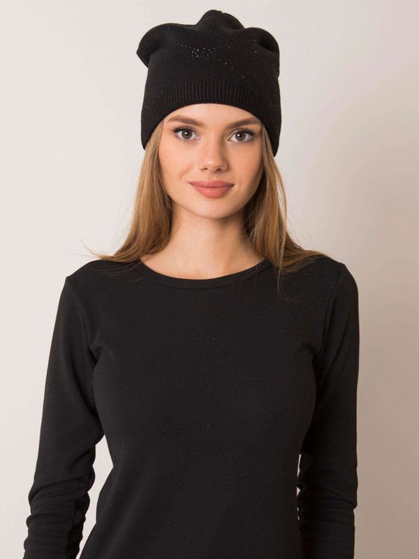 Fashionhunters Black cap from RUE PARIS