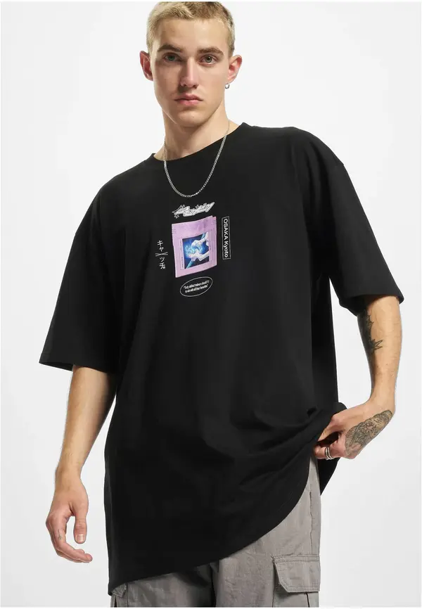 Mister Tee Black Catch Em Oversize T-Shirt