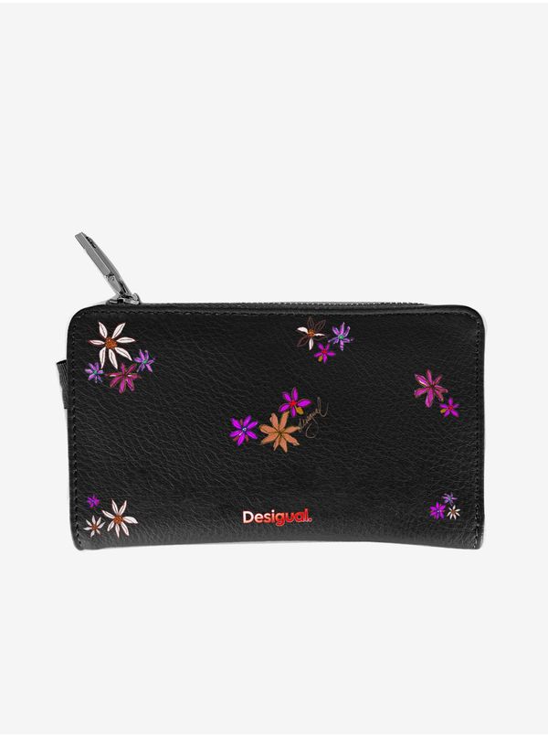 DESIGUAL Black Desigual Flor Yvette Yvette Emma 2.0 Ma Wallet - Ladies