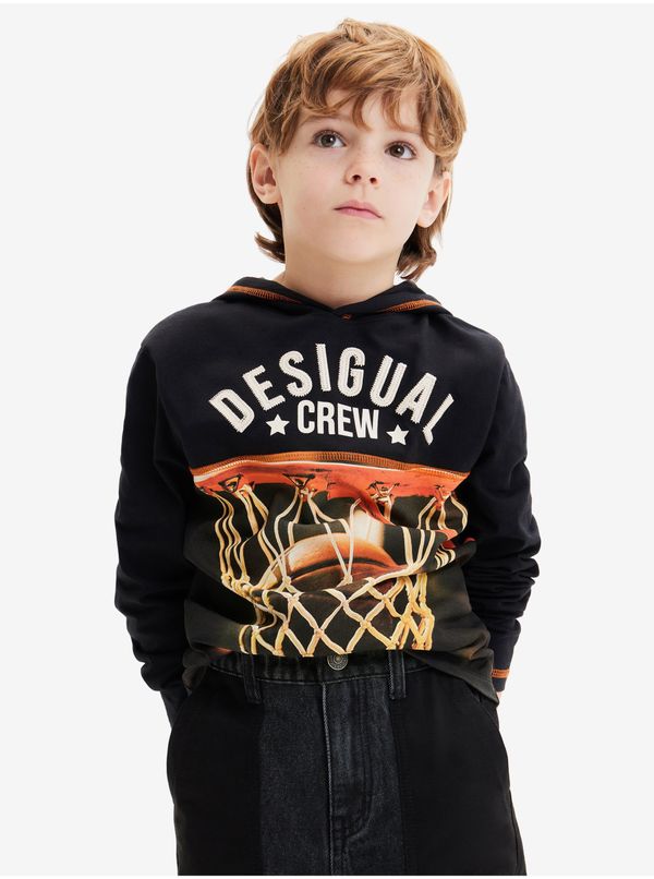 DESIGUAL Black Desigual Jordan Hoodie for Boys - Boys