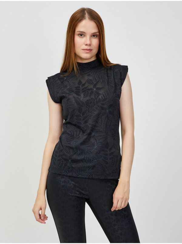 Guess Black floral blouse Guess Jacotte - Women's