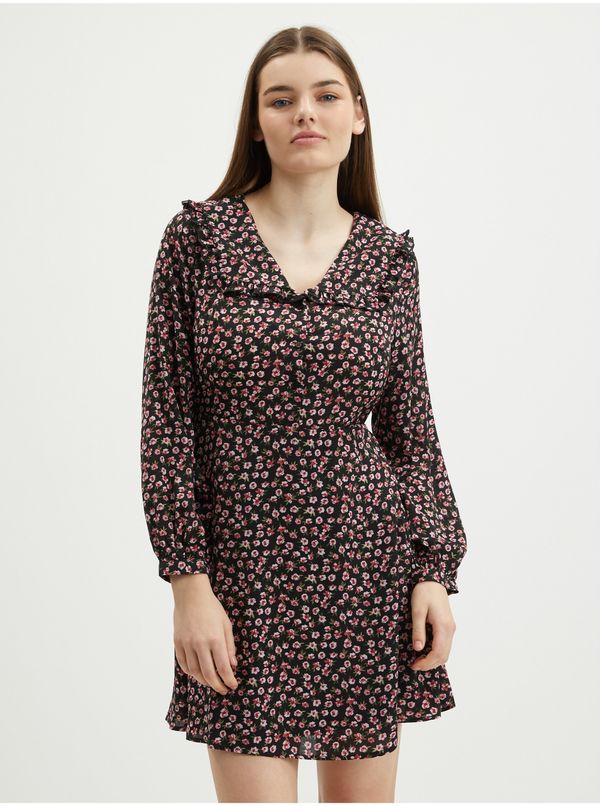 Only Black floral dress ONLY Rosa - Women