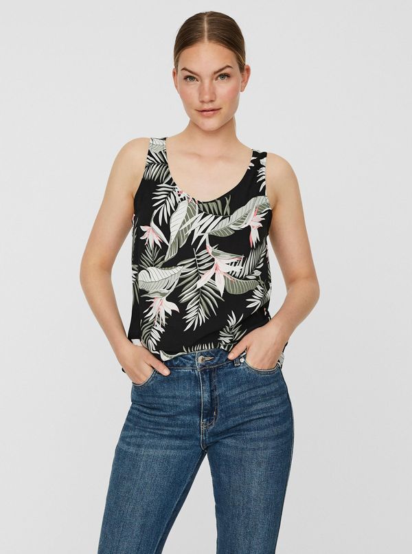 Vero Moda Black floral top VERO MODA Easy - Women