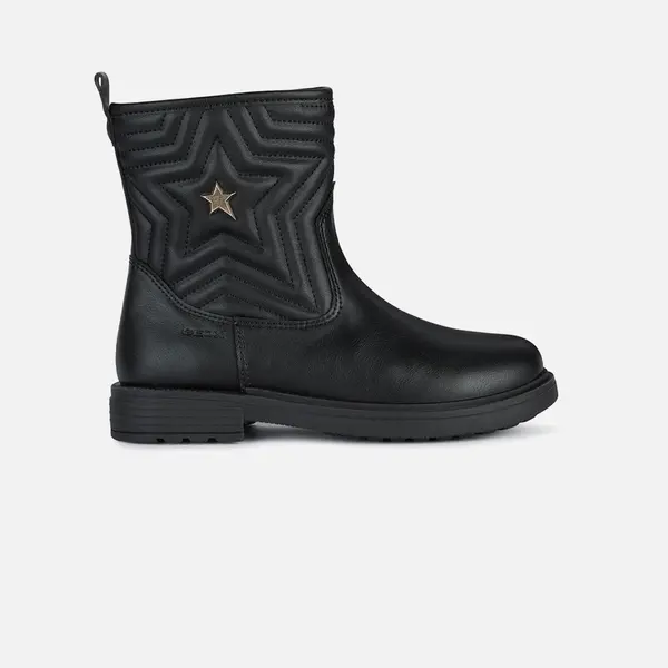GEOX Black Girls Ankle Boots Geox Eclair - Girls