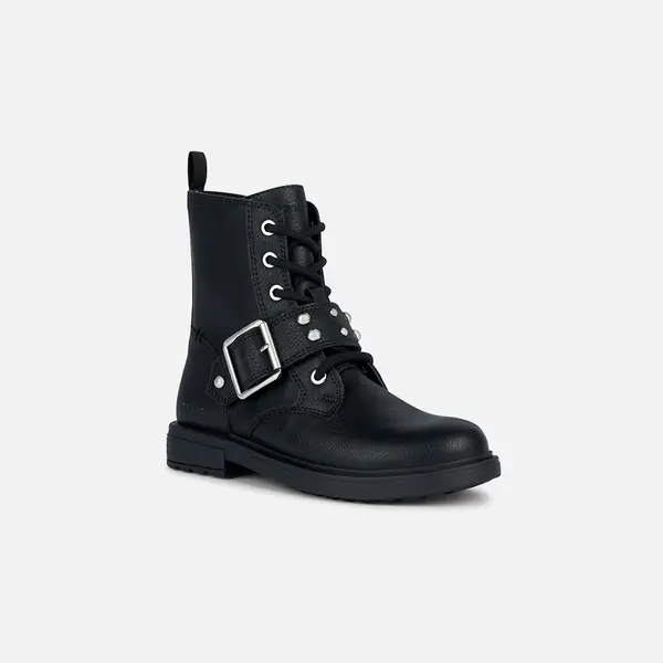 GEOX Black Girls Ankle Boots Geox Eclair - Girls
