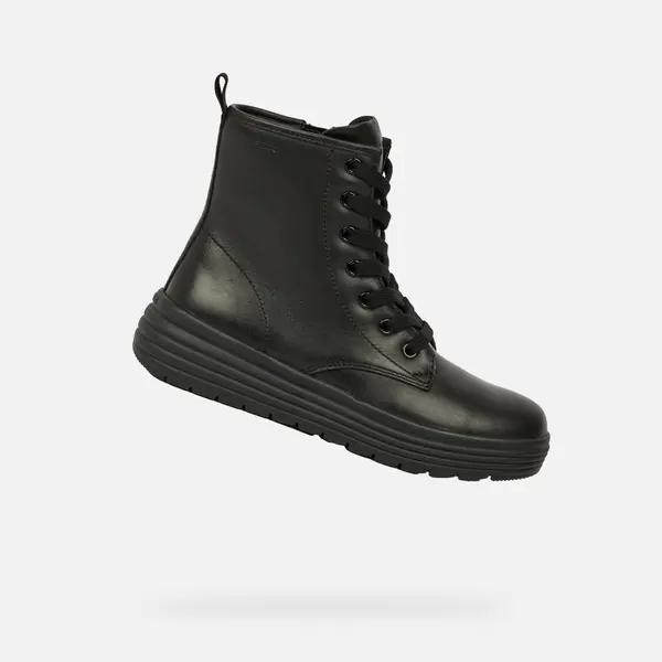 GEOX Black Girls Ankle Boots Geox Phaolae Girl - Girls