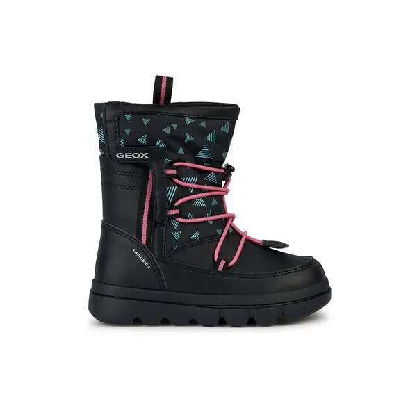 GEOX Black Girls Ankle Boots Geox Willaboom Abx - Girls