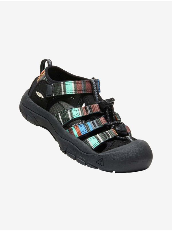 Keen Black Girls' Patterned Sandals Keen Newport