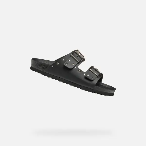 GEOX Black Girls' Slippers Geox Adriel - Girls