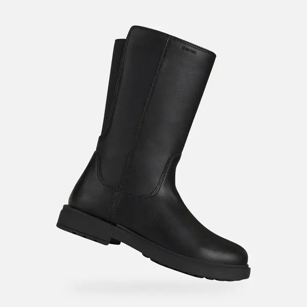 GEOX Black Girls Winter Boots Geox Eclair - Girls