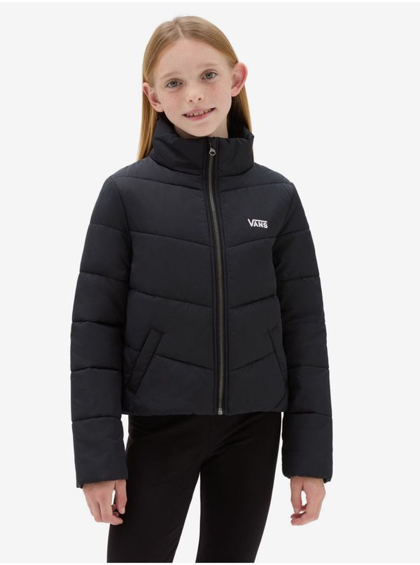 Vans Black Girls' Winter Quilted Jacket VANS Foundry Puffer - Girls