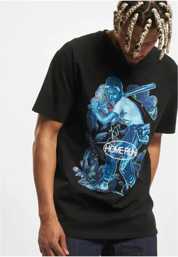 Mister Tee Black Home Run T-Shirt