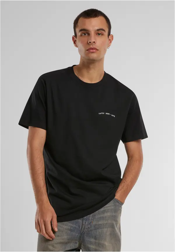 Mister Tee Black Hope Faith Love T-shirt