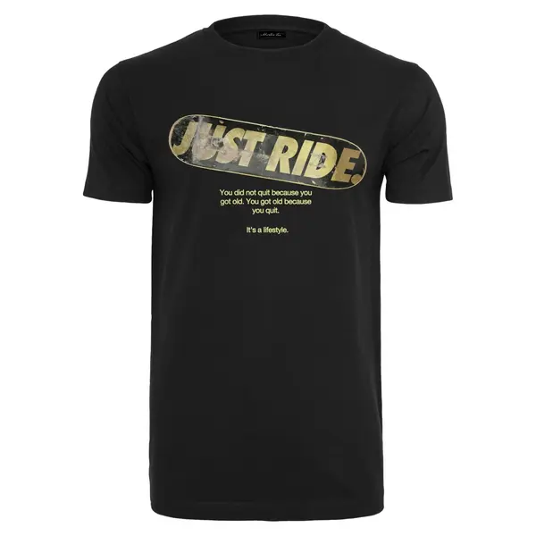 Mister Tee Black Just Ride T-shirt