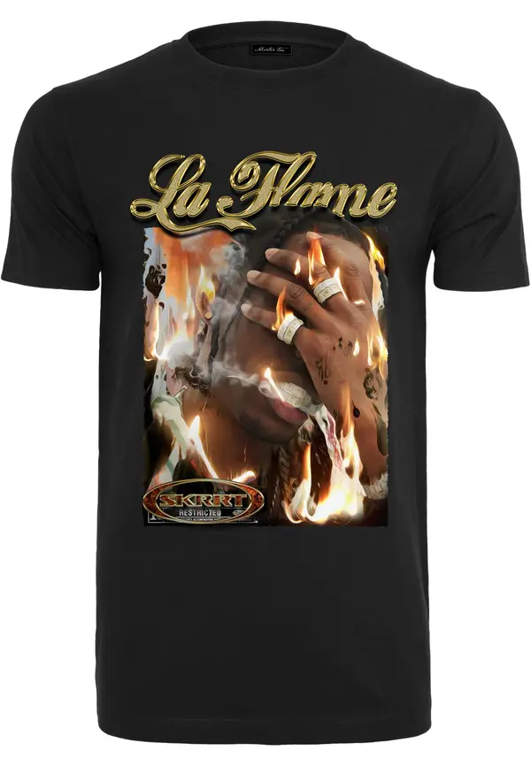 Mister Tee Black La Flame T-shirt