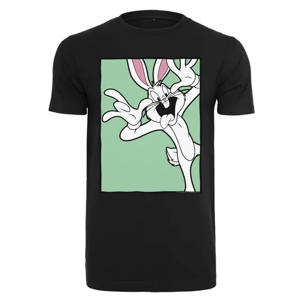 Merchcode Black Looney Tunes Bugs Bunny Funny Face T-shirt